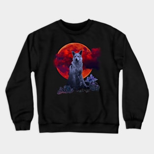 Oh Wolf Moon- Alt Version Crewneck Sweatshirt